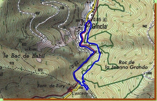 Carte du circuit de la Méridienne